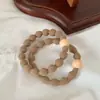 Estilo Coreano Simples Alta Elasticidade Durável Elástico de Cabelo de Feijão Que Não Machuca o Cabelo Rabo de Cavalo Alto Cabelo Grosso Corda de Cabelo Bola Acessórios de Cabelo para Couro Cabeludo