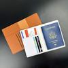 Em estoque Conjunto de proteção de passaporte de couro multi-cartão PU Couro engrossado Multi-Função Passaporte Bolsa Porta-passaporte de viagem