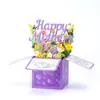 Venta Especial 2026 Transfronteriza Caja 3D Pop-Up Día de la Madre Bendición Creativa Tarjeta de Felicitación Pop-Up Regalo de Alto Nivel para el Día de la Mujer
