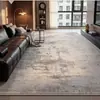 Tapete para Sala de Estar Novo Estilo Moderno Italiano Luxo Leve Sensação de Alto Padrão Impermeável Resistente a Manchas Espessado Tapete de Cama Sofá Tapete de Quarto