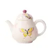 Dinastias Tang e Song Rosa Cereja Borboleta Sonhador Colorido Estilo Japonês Pintado à Mão Coleção de Conjunto de Chá Conjunto de Chá Kung Fu Bule Doméstico Gaiwan Xícara de Chá