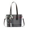 Bolso nuevo para mujer 2024 bolso tote de moda a cuadros bolso de mano de alta calidad de gran capacidad bolso de hombro bandolera para ir al trabajo