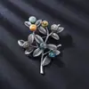 Broche de Terno Retro Transfronteiriço Europeu e Americano, Criatividade Personalizada, Broches de Roupa Únicos de Alta Qualidade, Acessórios de Vestuário de Alta Gama