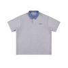 Camiseta de Pareja Estilo Preppy Americano para Hombre Verano Diseño High Street Camisa de Cuello Manga Corta Marca Trendy Holgada Casual Camisa Polo