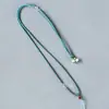 Cuerda para colgante trenzada DIY cuerda de collar ajustable cuerda trenzada cuerda para colgante de ágata de jade colgante de cuerda al por mayor