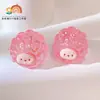 Acessórios 3D de Desenho Animado para DIY, Ovelhinhas Coloridas Galvanizadas, Figurinhas Luminosas, Pequenos Enfeites Atacado, Figurinhas de Resina Luminosas