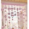Cortina de Porta Simples Planeta Rosa Japonês Coração Menina Quarto Cortina de Porta Cortina de Porta de Tecido Meia Cortina Sem Furos Cortina Decorativa de Cozinha