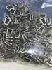Plata de Ley S925 Chapada en Oro Hebilla Universal Colgante Incrustado Colgante Hebilla Móvil para Cordón Cuerda de Mano Hebilla de Conexión DIY Seiko