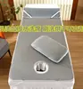 Esterilla para dormir para cama de belleza salón de belleza cama de masaje para champú bordado de tatuaje tapete para quitar cera de oídos con agujeros verano transpirable engrosado seda de hielo ratán