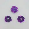 Flores de lentejuelas de 4 cm, parches de flores de cuentas coloridas, ropa hecha a mano para DIY, zapatos con agujeros, sombreros, bolsos y materiales al por mayor