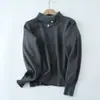 Diseño Nuevo Otoño/Invierno Cuello Alto Botón Doble Tejido para Mujer Suave Pegajoso Adelgazante Temperamento Abrigo Versátil Suéter Holgado