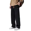 Comercio Exterior Pantalones Casuales de Moda Primavera y Otoño Pantalones de Pana de Pierna Ancha Nuevo Estilo de Hombre Marca de Moda Pantalones Sueltos Americanos Pantalones Largos Hombre