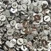 Botones Mini Ultrapequeños de 7mm para Ropa de Muñeca Flor Pequeña Ropa de Muñeca Bjd Botones Metálicos Accesorios para Muñecas