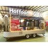 Exportado a Europa y Estados Unidos Remolque Coche Caliente Atracción Móvil Carrito de Desayuno Carrito de Snacks Remolque de Comida Airtream