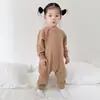 Mameluco para bebé, ropa interior térmica de cachemira y seda para otoño e invierno, capa base, pijama cálido para bebé, mameluco para recién nacido