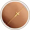 Pulsera de Cruz Geométrica de Cobre de Moda para Comercio Exterior de Amazon, Simple y Versátil, Elegante y Exquisita Joyería Femenina Regalo