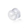 Tapón de Cierre para Pendiente en Caja, Elástico y Adecuado para Prevenir la Caída, Tapón de Goma para Pendiente de Plástico, Tapón de Silicona Transparente para Oreja, Tapa de Tapón de Cierre