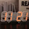 Reloj Digital LED 3D Inteligente Reloj Despertador Electrónico Transfronterizo Reloj de Pared para Sala de Estar Temperatura Interior