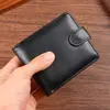 Nueva cartera para hombre, corta, de negocios, simple, a la moda, suave, para jóvenes, ultra delgada, venta al por mayor de fabricantes transfronterizos