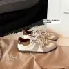 Mesmo estilo da Mãe Uva~ Salto interno de 3cm~ Couro bovino de primeira camada atualizado 2026 Cadarço Esportivo Casual Treinamento Alemão Sapatos Femininos