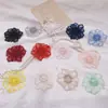 Adhesivo de Tela Bordado Flor de Encaje Estéreo Accesorios DIY Adhesivo de Organza Accesorios de Decoración para Ropa Bordada de Mujer