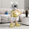 Lámpara de Luna de Astronauta Adorno de Pie para Sala de Estar, Dormitorio, Hotel, Casa Club, Regalo de Inauguración de Casa