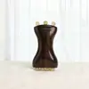 Mini Peine Masajeador de Botella con Cuentas Doradas y Cuernos de Ébano para Mujeres, Peine Pequeño Portátil Personalizable