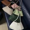 Bolso Tejido Hecho a Mano Bolso de Axila de Alta Gama 2025 Nuevo Edad Media Cesta de Verduras Bolso de Mujer Bolso Baguette Portátil Bolso de Hombro
