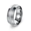 26 Nuevos Modelos de Anillos Pulidos de 8 mm para Hombre de Comercio Electrónico Transfronterizo en Europa y América, Anillos de Boda, Anillos de Pareja, Artículos de Venta Caliente al por Mayor en Amazon