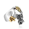 Anillo de moda retro para hombre, anillo de calavera de acero de titanio, dominante, venta directa de fábrica por lotes