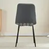Silla de recepción para sala de conferencias de hotel personalizada con respaldo de cojín suave simple, silla de recepción y reunión de hotel, silla de comedor