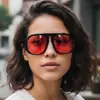 2026 Nuevas Gafas de Sol de Moda Europea y Americana con Montura Grande y Personalidad, Versátiles Gafas Tipo Aviador con Bloques de Color para Estilo Callejero, Estilo Piloto de Moda