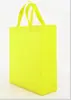 Bolsa no tejida en blanco personalizada en stock bolso con logo impreso personalizado fondo con lateral plana bolsa no tejida