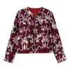 Chaqueta de Otoño de Gama Alta Estilo Chino Retro Bordada con Lentejuelas Nueva Combinación de Chaleco sin Mangas Bordado Chino Pesado N9028