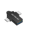 Adaptador Otg Tres en Uno USB Hembra a Interfaz de Teléfono Móvil Tipo-C para Android Apple Adecuado para Teléfonos Apple y Xiaomi