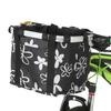Cesta de Bicicleta Bicicleta de Montanha Quadro Dianteiro Dobrável Universal Lona Impermeável Liberação Rápida Bicicleta Elétrica Cesta de Legumes Cesta de Suspensão