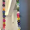 Material de modificación de espejo de flor de choux a la crema borde de espejo de cuerpo completo envoltorio embellecimiento creativo hecho a mano decoración de marco de espejo de suelo mujer