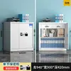Gabinete de seguridad con huella dactilar engrosado, caja fuerte, gabinete metálico para documentos, gabinete bajo de archivo de oficina con cerradura de contraseña electrónica
