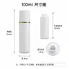 Frasco borrifador grande em estoque 30ml frasco de plástico PE branco para água cosmética, frasco borrifador tipo pump, frasco vazio para dispensar álcool