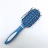 Peine de aire para masaje al por mayor de fábrica, peine para rizar el cabello, peine de costilla con huecos