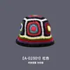 Sombrero Nuevo de Otoño e Invierno Coreano para Mujer de Lana Tejida Dongdaemun con Corte de Flor Moda Coreana Sombrero de Pescador de Ala Ancha