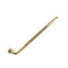 Cano de Latão Masculino Antigo Tubo para Tabaco Seco Cachimbo de Cigarro Bolsa de Tabaco de Uso Duplo Pote Tubo Pequeno de Metal Retrátil Portátil