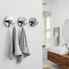 Gancho Aleación de Aluminio Cromado Escandinavo Zinc Plateado Tipo Adhesivo Sin Taladro Adhesivo Fuerte Colgante de Pared Pared Sin Rastro Almacenamiento de Cocina
