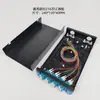 Caixas de terminal de fibra óptica de 4 portas, 8 portas, 12 portas, 24 núcleos, 48 núcleos (SC/FC/LC totalmente equipadas, para mesa, parede, rack, tipos telecom)