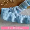 Accesorios de Encaje de Tela para Manualidades DIY Tela de Malla Ropa Extendida para Muñecas Dobladillo de Falda Decorativo Plisado