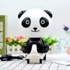 Luz nocturna LED de dibujos animados panda triciclo lámpara de escritorio pequeña lámpara de noche para estudiantes papelería suministros de uso diario