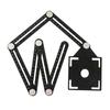 Localizador de abertura para ladrilhos cerâmicos multifuncionais, régua hexagonal, medição horizontal fixa, ângulo perfilado para marcenaria