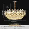 Candelabro de Cristal para Restaurante Posmoderno, Lámpara de Sala de Estar de Alta Gama, Dormitorio de Villa, Sala de Exposiciones, Candelabro de Cristal de Lujo para Vestíbulo