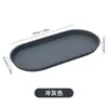 Bandeja de Armazenamento Transfronteiriça para Uso Doméstico, Joias, Cosméticos, Incenso, Bandeja Oval de Silicone, Estilo Nórdico, Necessidades Diárias