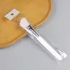 Herramientas de Belleza DIY para Spa Brocha de Silicona Cabeza Suave Brocha para Mascarilla Aplicador de Mascarilla de Barro en Forma de Abanico Forma de Lengua Espátula